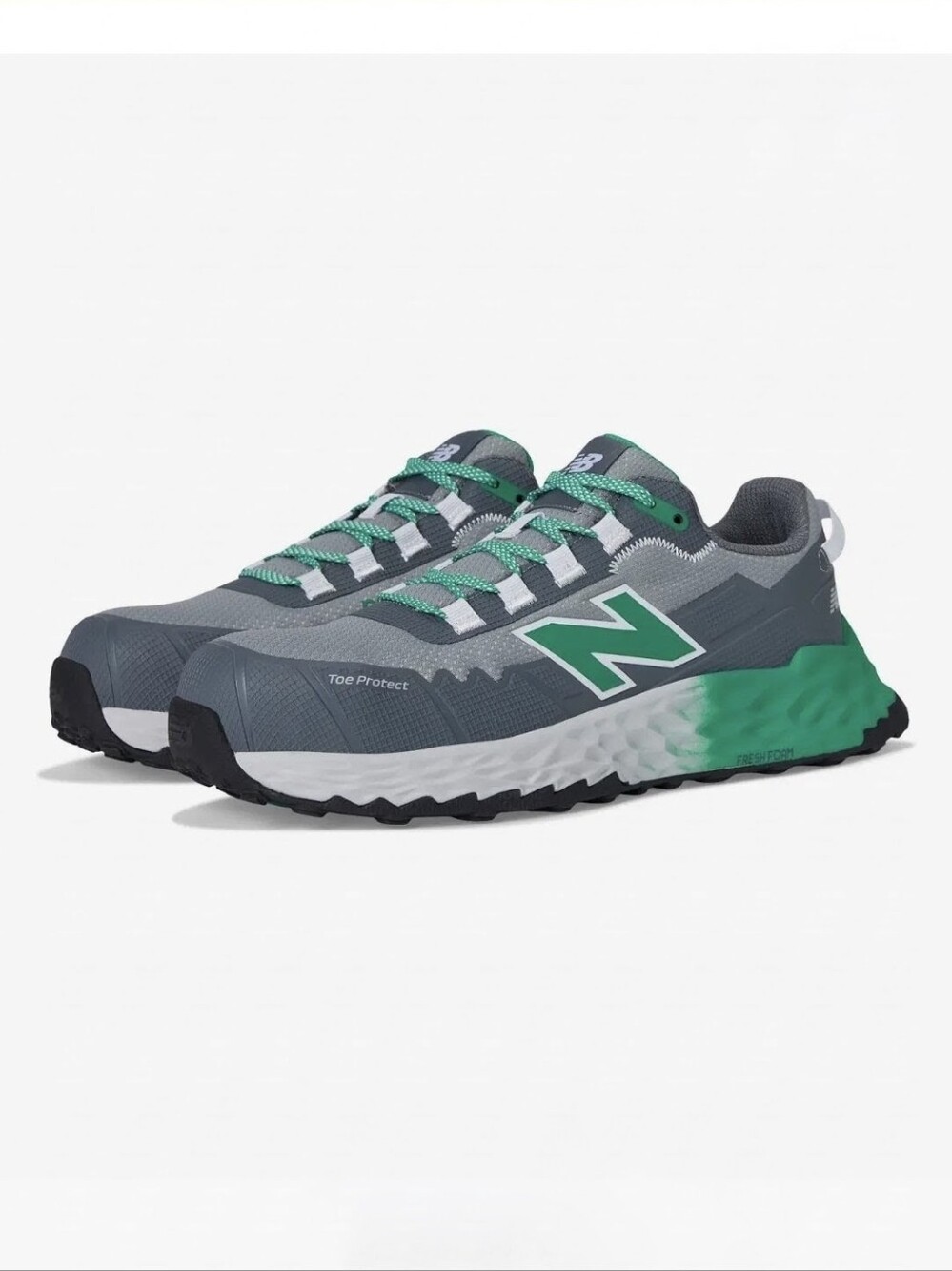 New Balance Cremorne Fresh Foam Toe Protect Safety Shoes Size 12EE Grey EUC